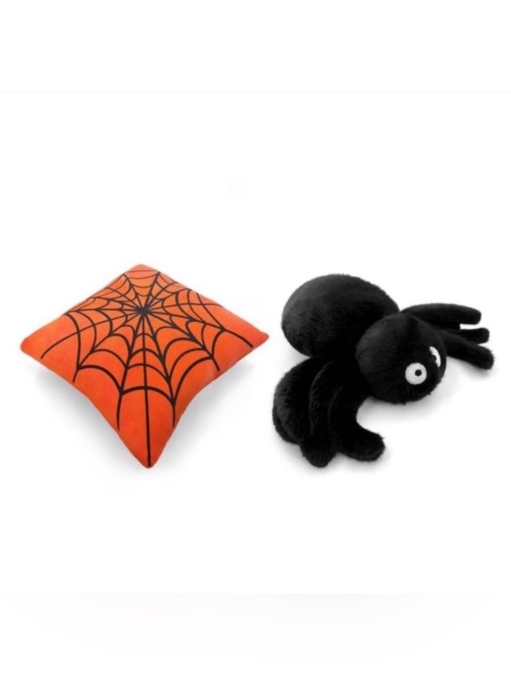 NEW!! Bullseye Playground Mini Decorative Halloween Spider & Web Pillow Set(NWT)